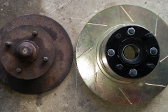 Front Rotor old and new