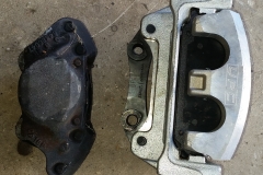 Front caliper Old and New